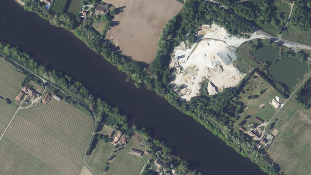 Vue aérienne de Le Baraillé