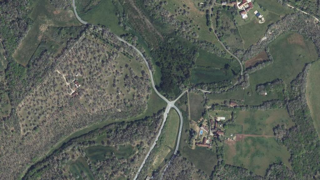 Vue aérienne de Le Blâme