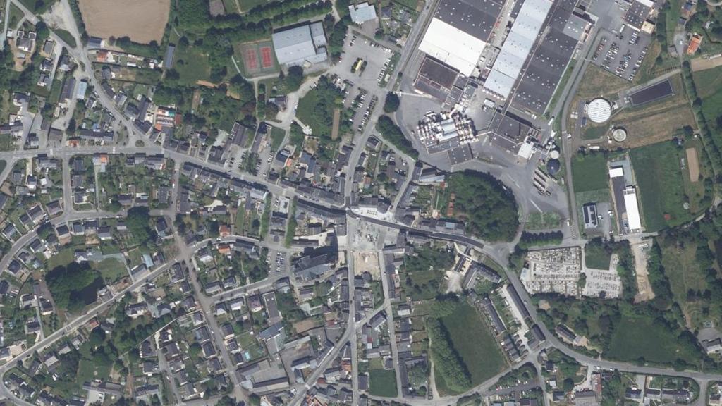 Vue aérienne de Le Bouvronnais