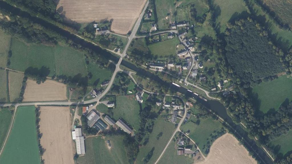 Le canal d'Ille-et-Rance à la Chapelle-aux-Filtzméens