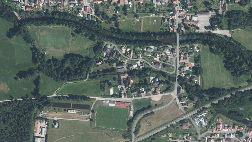 Vue aérienne de Le Canal Schell