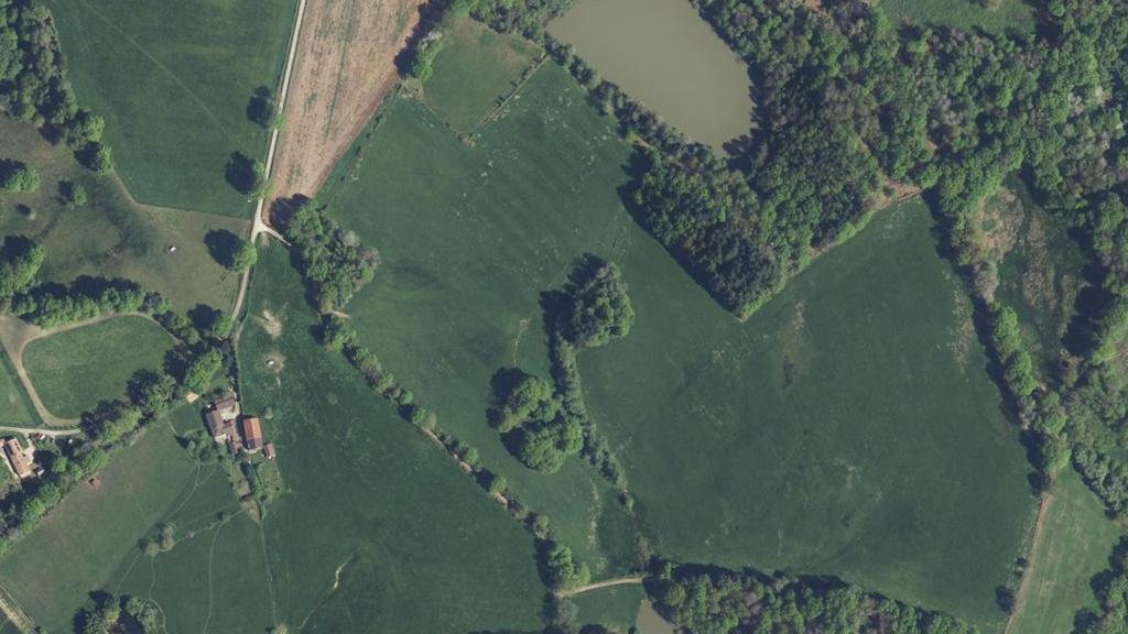 Vue aérienne de Le Chantres