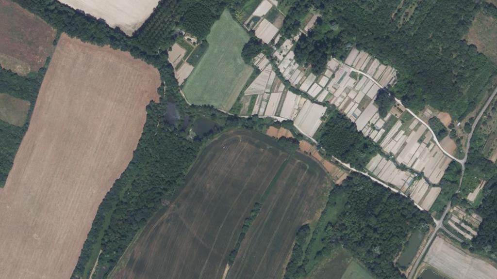 Vue aérienne de Le Chezeau
