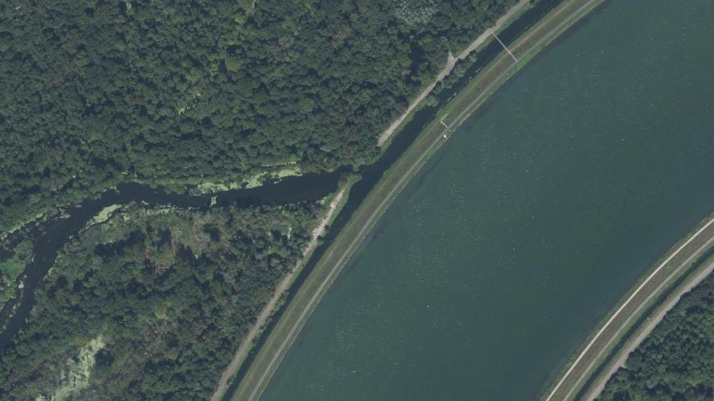 Le Contre canal de drainage des eaux du Rhin