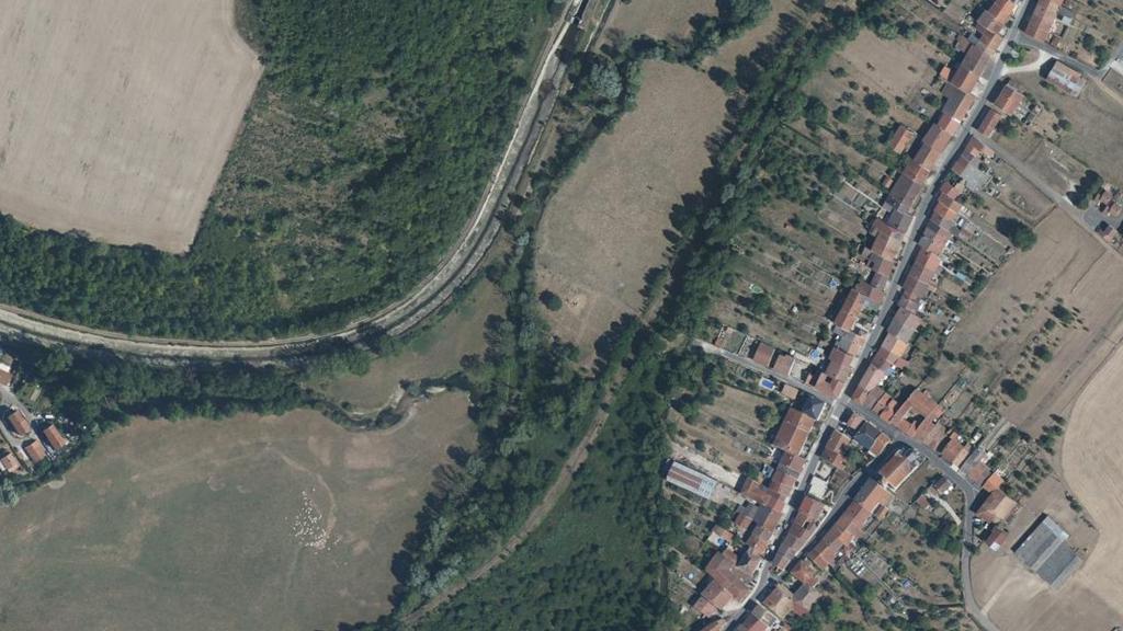Vue aérienne de Le Gardon