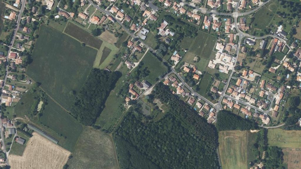 Vue aérienne de Le Grand Étang (Sèvres-Anxaumont)