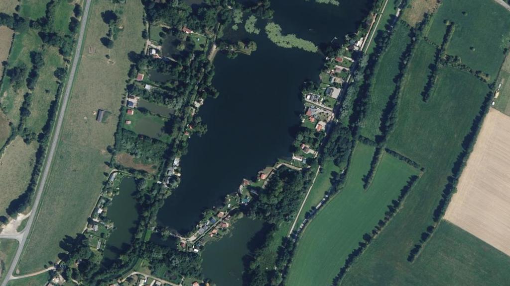 Vue aérienne de Le Grand Marais de Longpré les Corps Saints