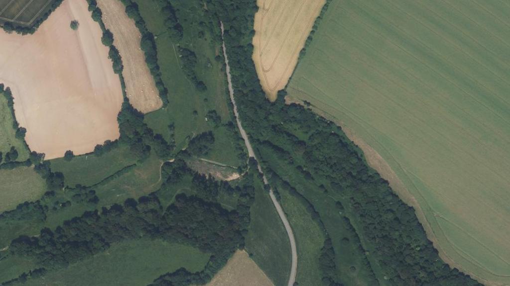 Vue aérienne de Le Halgré