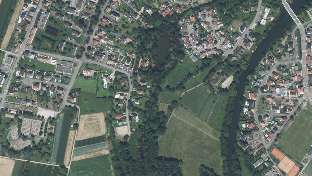 Vue aérienne de Le Hexengiessen