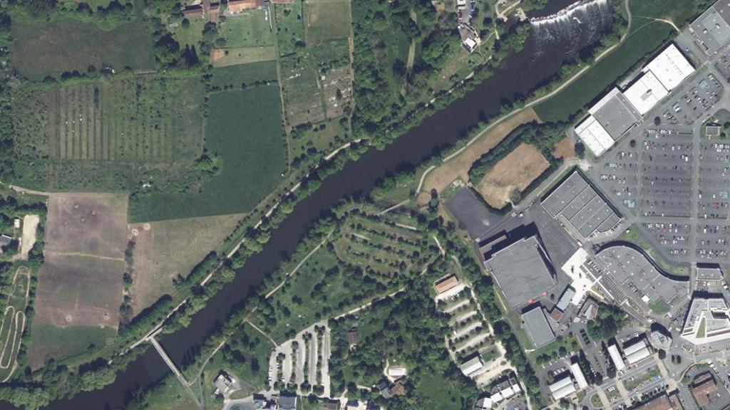 Vue aérienne de Le Manoire
