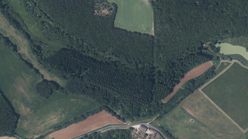 Vue aérienne de Le Miosson