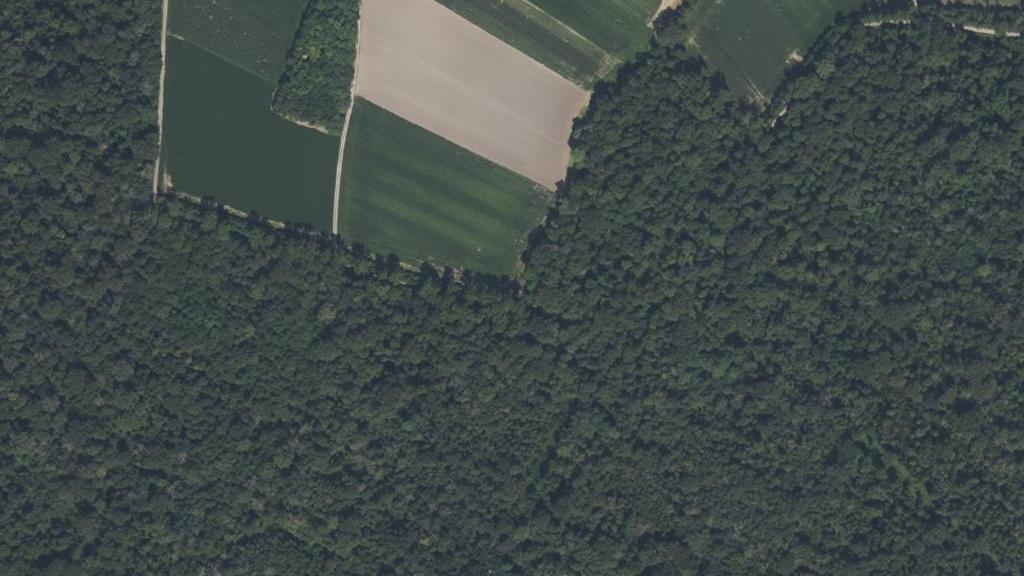 Vue aérienne des environs de Westhouse