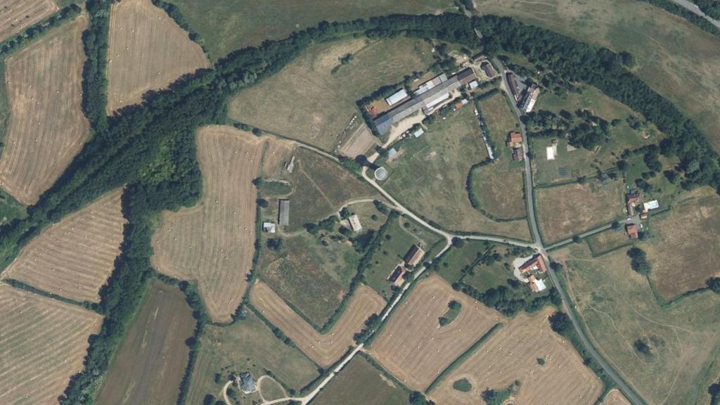 Vue aérienne de Le Plan d'Eau de Neuvy
