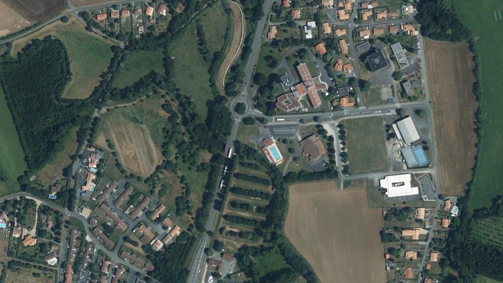Vue aérienne des environs de Saint-Jean-d'Hermine
