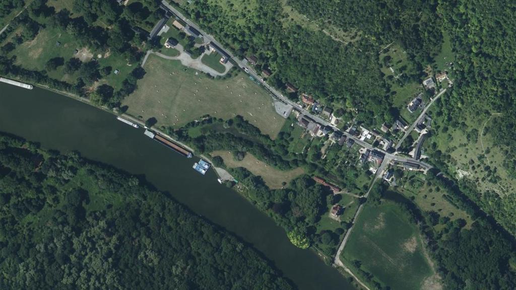 Vue aérienne de Le Radier
