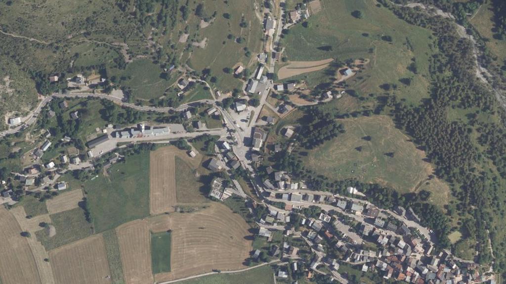 Vue aérienne des environs de Beuil
