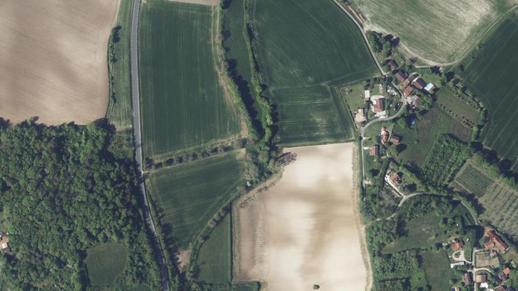 Vue aérienne de Le Ribéraguet
