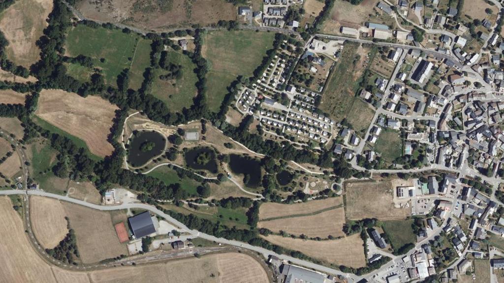 Vue aérienne de Le Sègre à Saillagouse