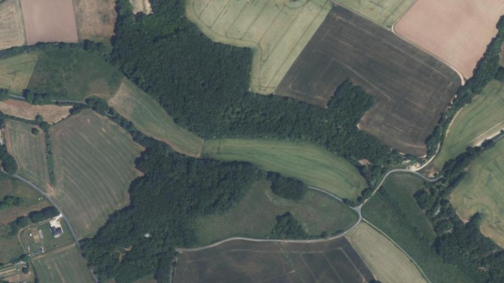 Vue aérienne de Le Theil