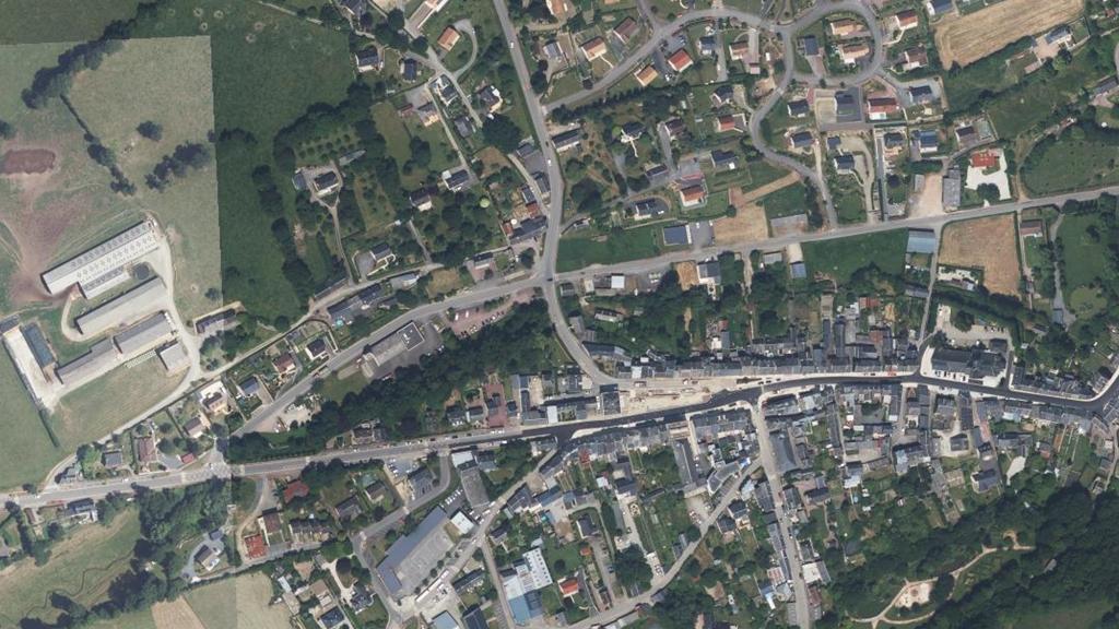 Vue aérienne de Le Tortillon