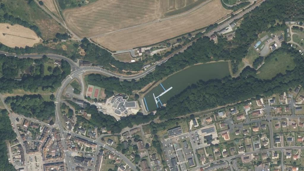 Vue aérienne de Le Traspy