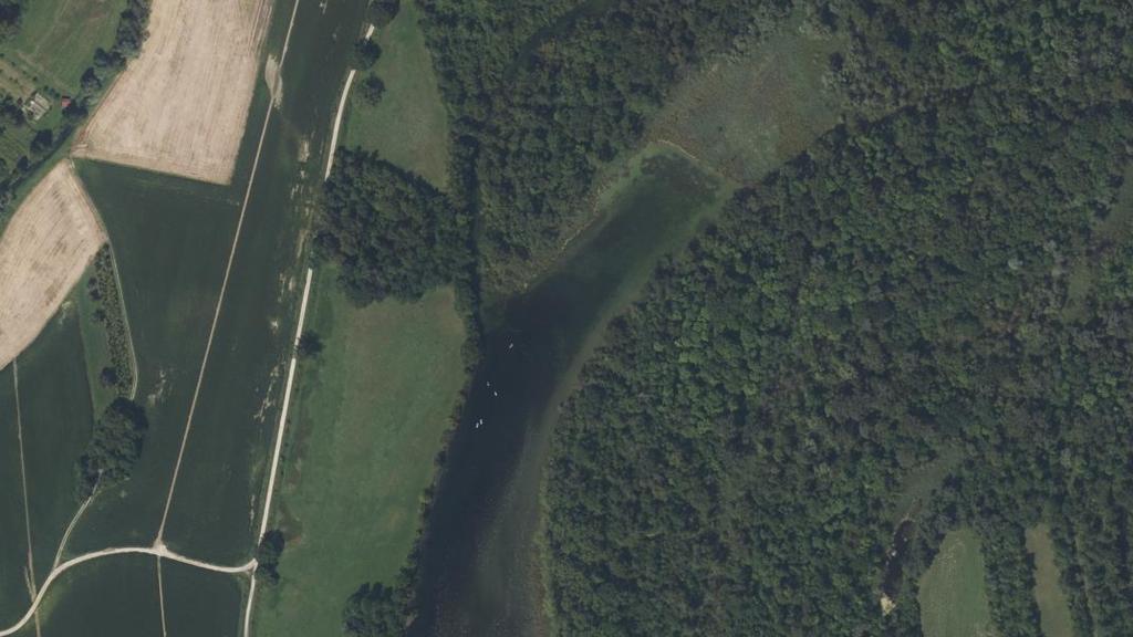 Vue aérienne des environs de Daubensand
