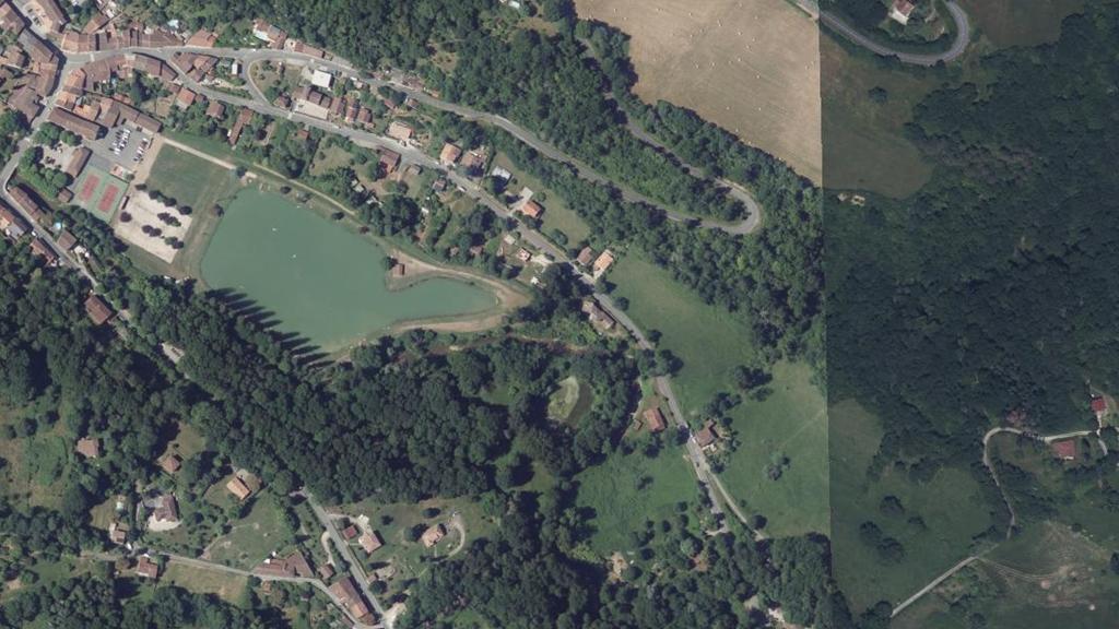 Vue aérienne de Le Volp 2ème catégorie