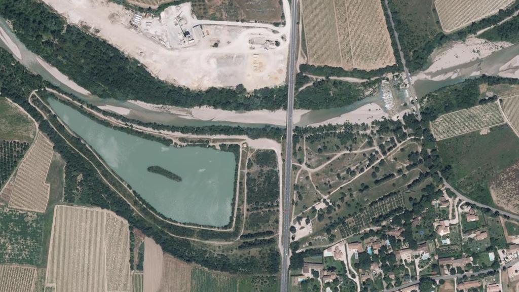 Vue aérienne de Les Sablas