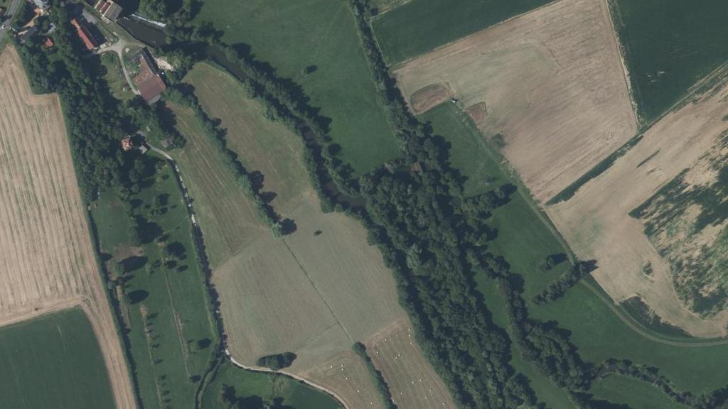 Vue aérienne des environs de Wolfskirchen