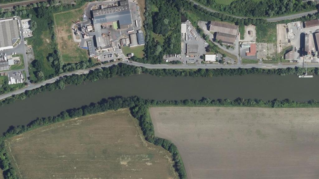 Vue aérienne de L'Oise