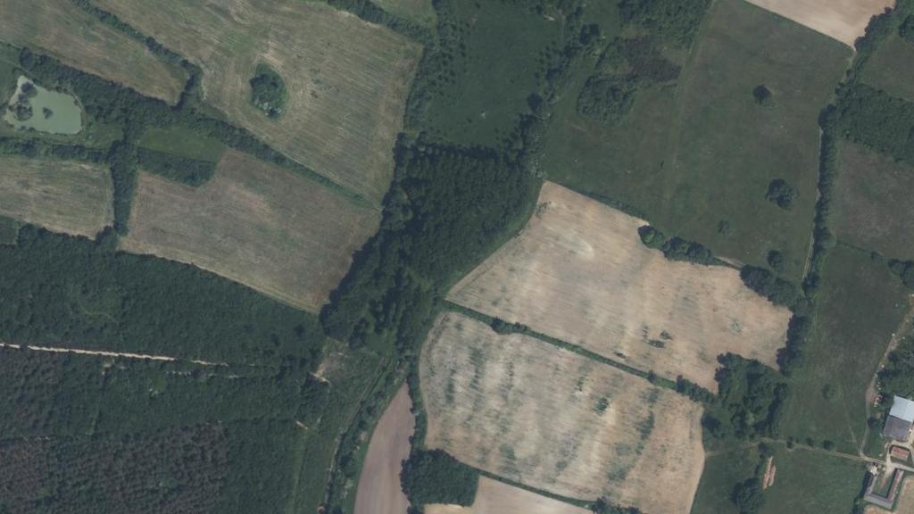 Vue aérienne de L’Ozon Vers Archigny