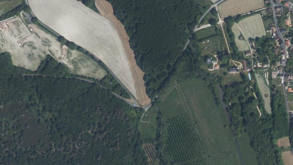 Vue aérienne des environs de Monthoiron
