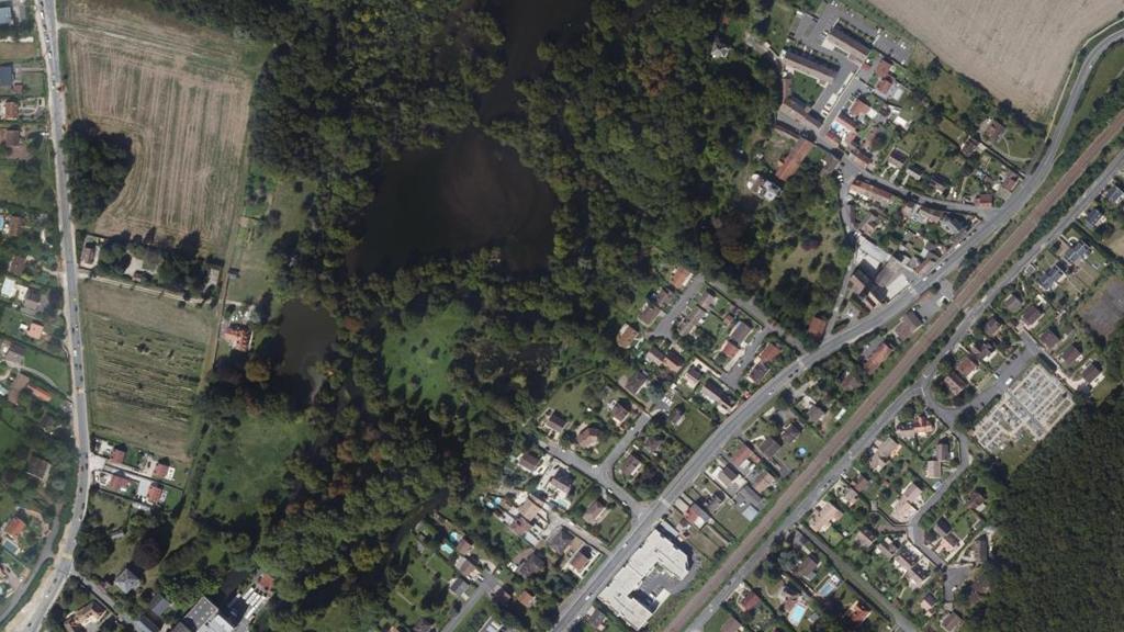 Vue aérienne de Maisse