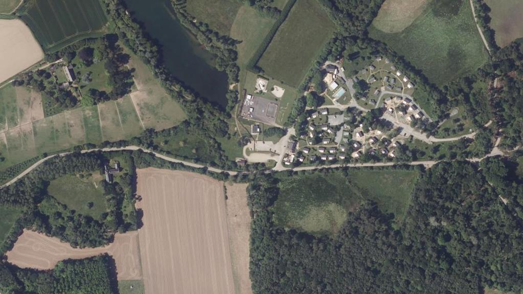 Vue aérienne des environs de Locquirec