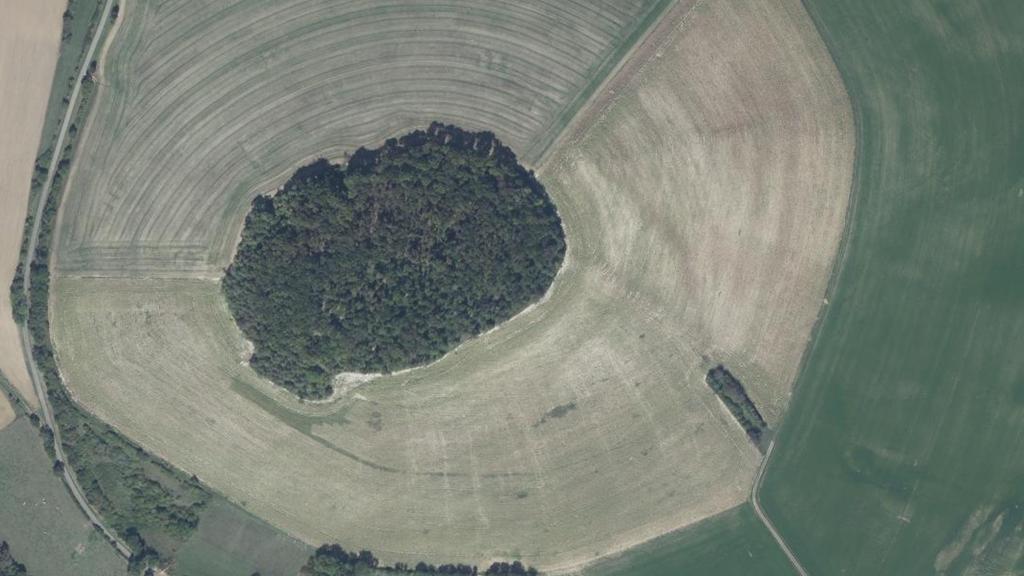 Vue aérienne des environs de Barjon