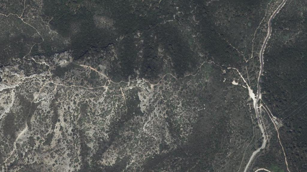Vue aérienne de Mont Trésor
