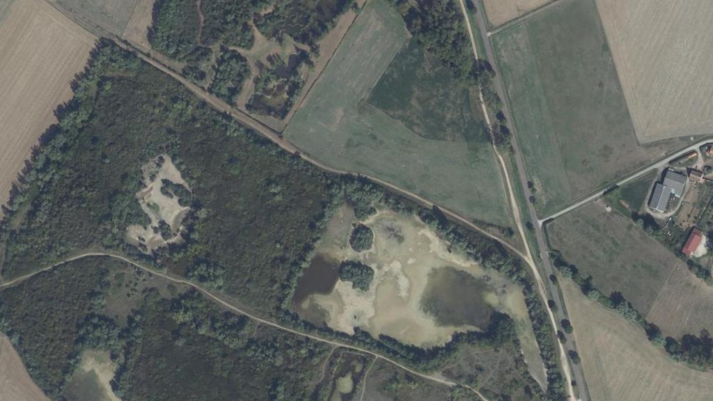 Vue aérienne des environs de Merceuil