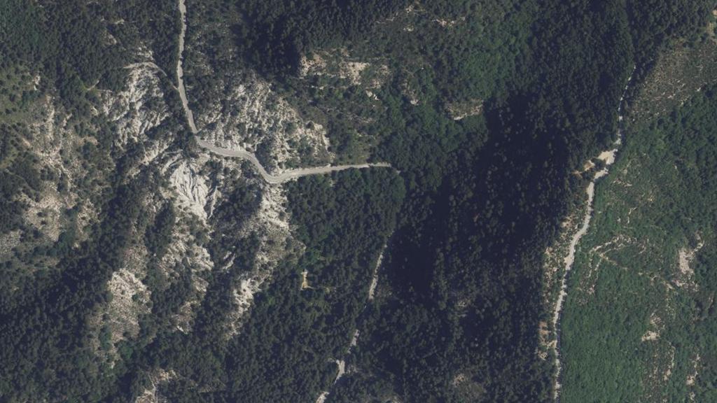 Vue aérienne de PaillonContes