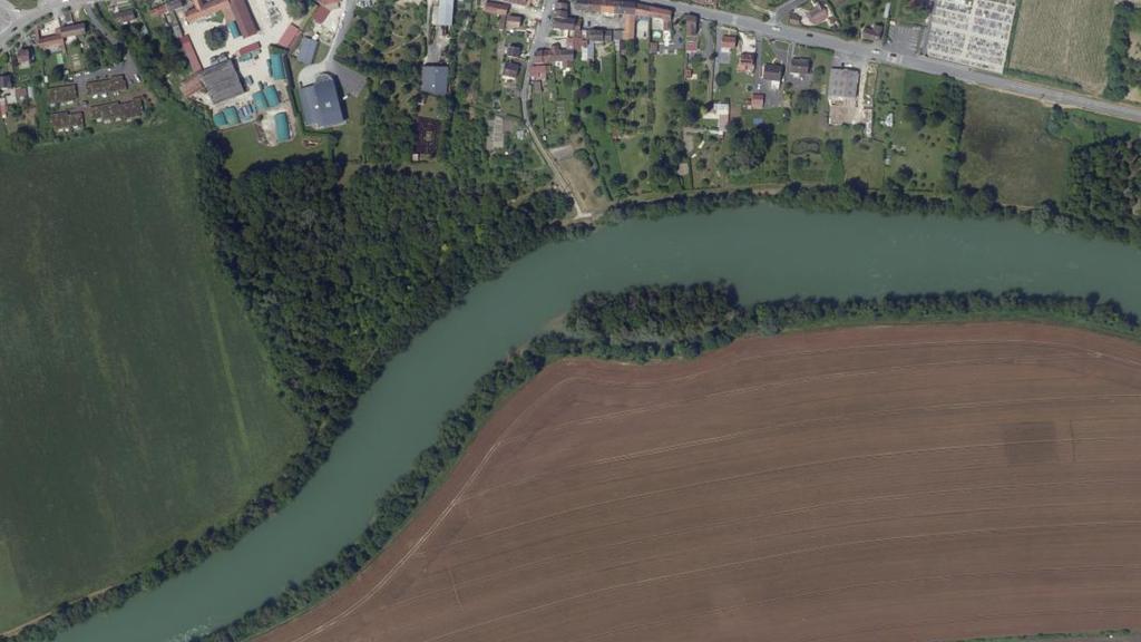 Vue aérienne de Parcours carpe de nuit de Chierry