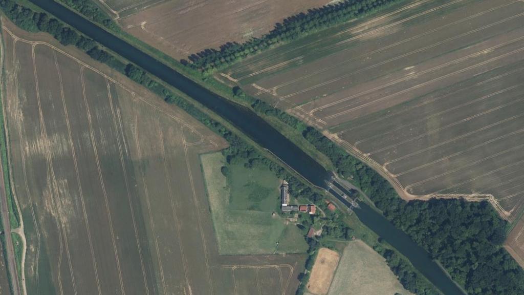 Vue aérienne des environs de Jussy