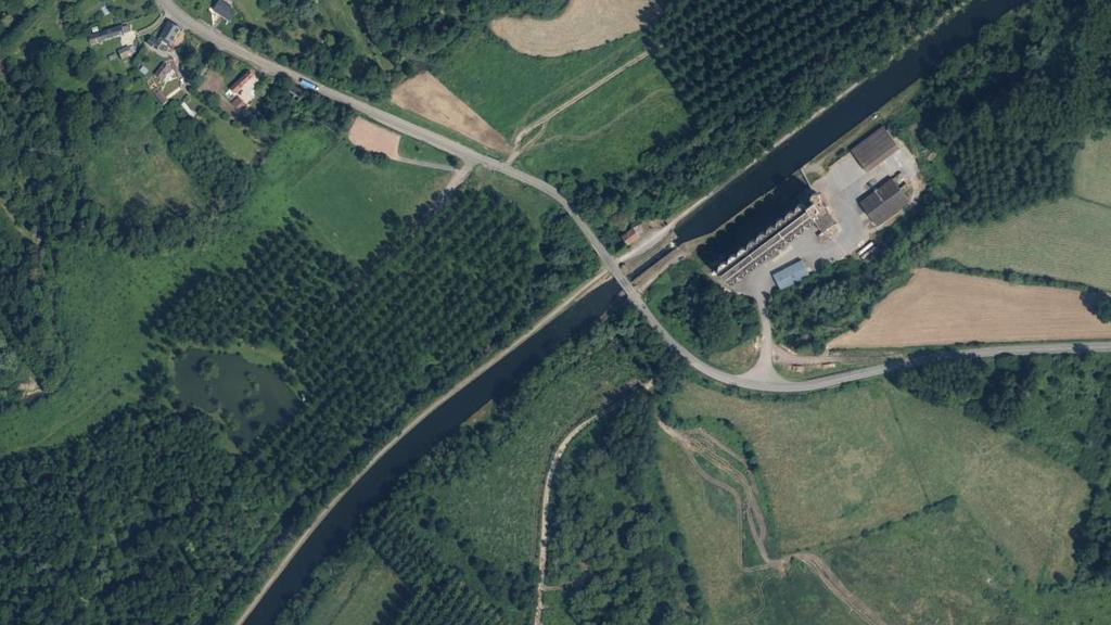 Vue aérienne de Parcours carpe de nuit de Sissy