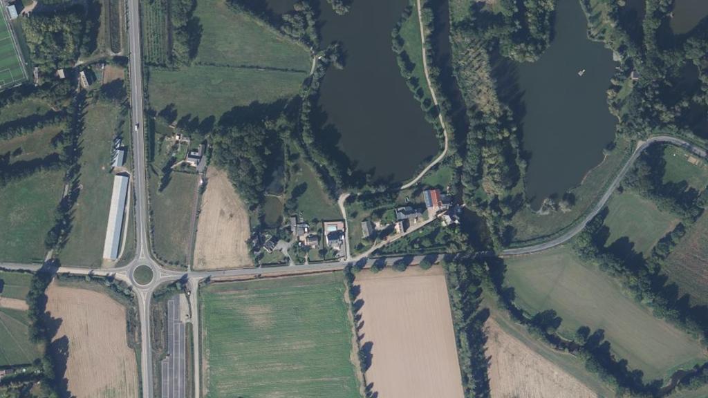 Parcours carpe de nuit sur l'étang du Guern