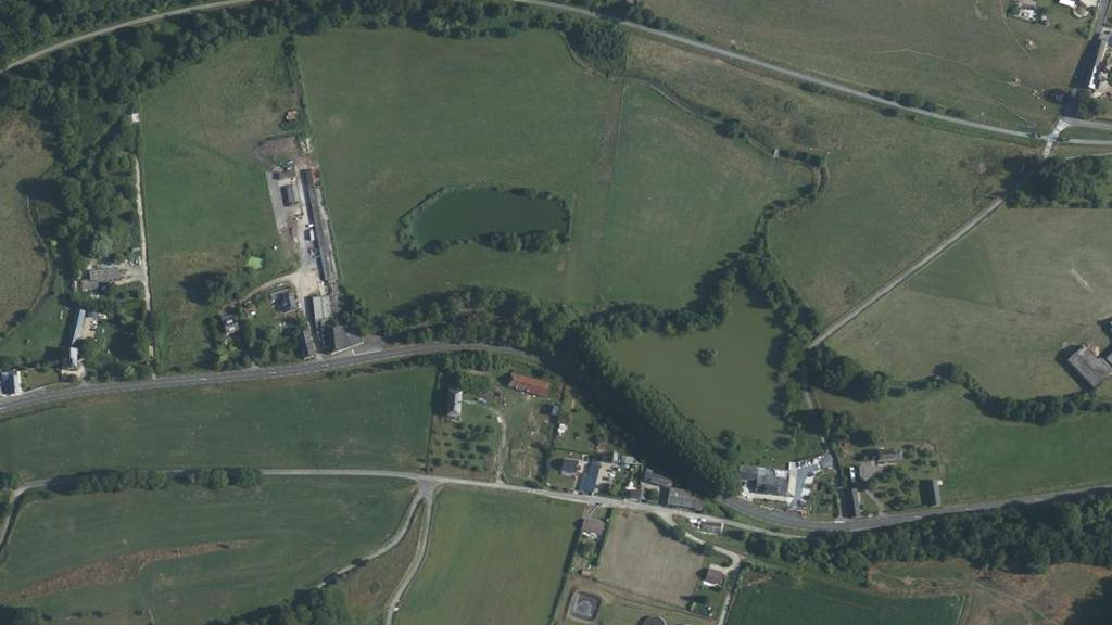 Vue aérienne de Parcours de la Maison Forte