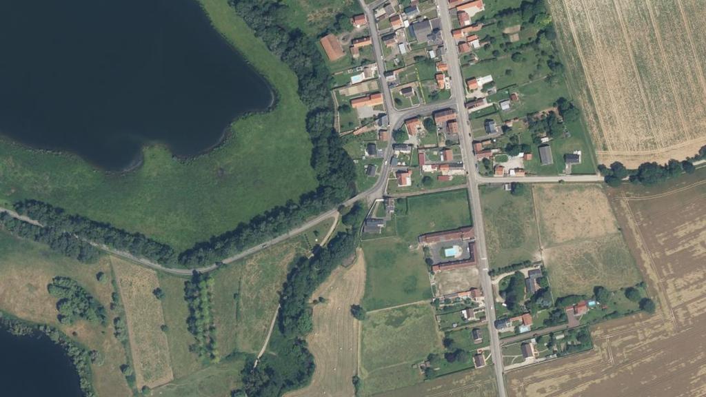 Vue aérienne de Parcours de pêche de Brissay-Choigny