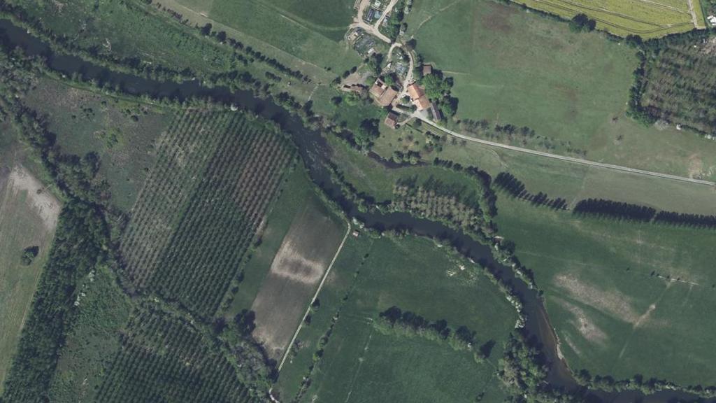 Vue aérienne des environs de Bonnes