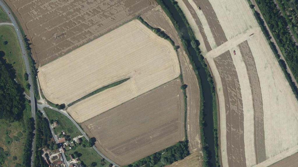 Vue aérienne des environs de Léry