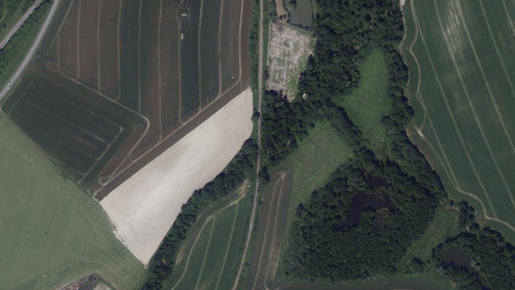 Vue aérienne de Parcours de pêche de Montigny-lès-Condé