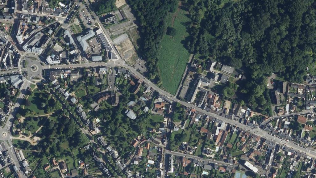 Vue aérienne de Parcours de pêche de Soissons