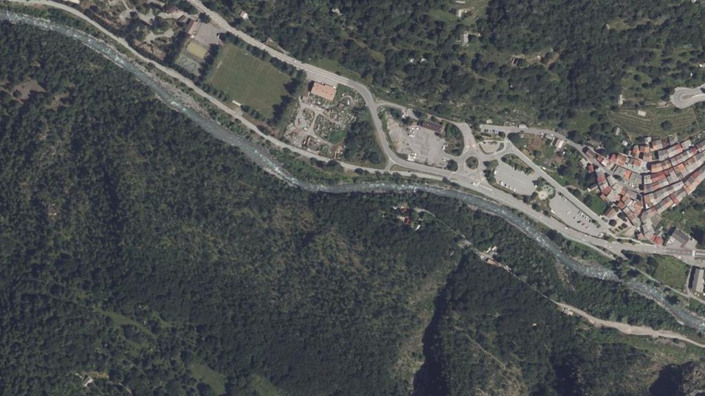 Vue aérienne de Parcours découverte Isola Village