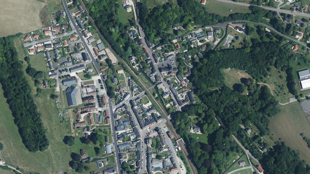 Vue aérienne de Parcours du pont Saint-Pierre